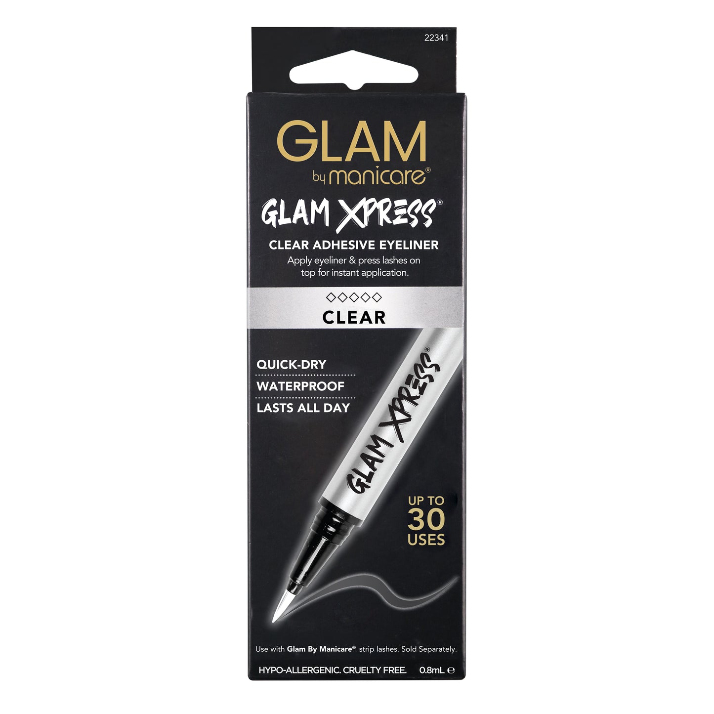 Glam by Manicare Glam Xpress® Clear Adhesive Eyeliner .8ml