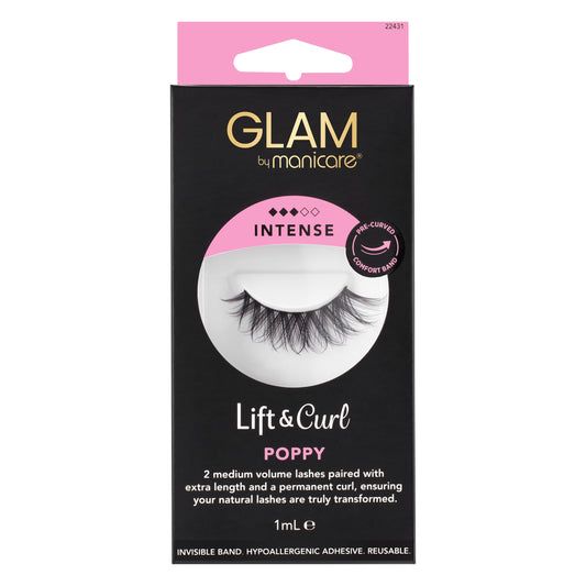 Glam by Manicare Lift & Curl Poppy - Intense