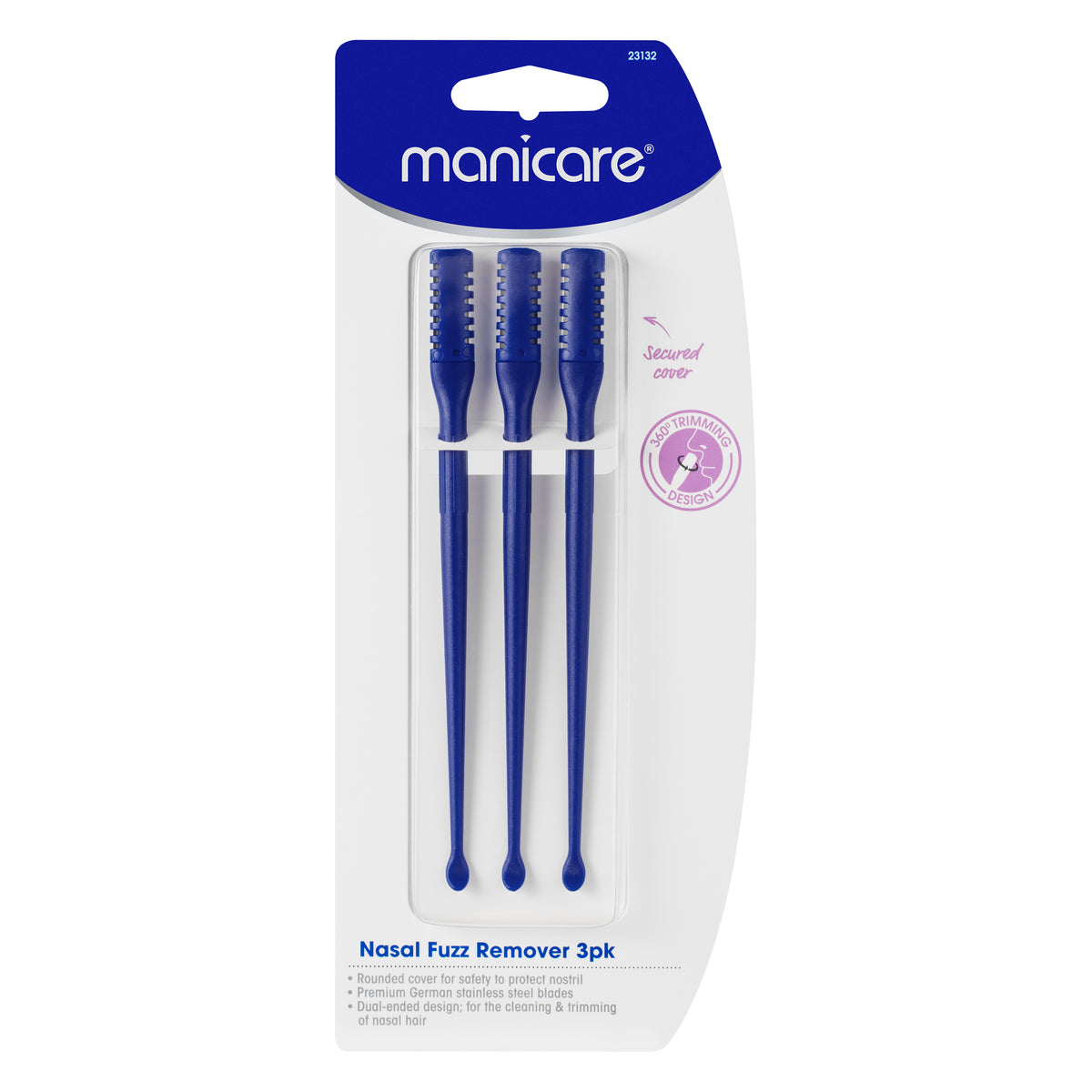 Manicare Razor Manicare Nasal Fuzz Remover 3 pk