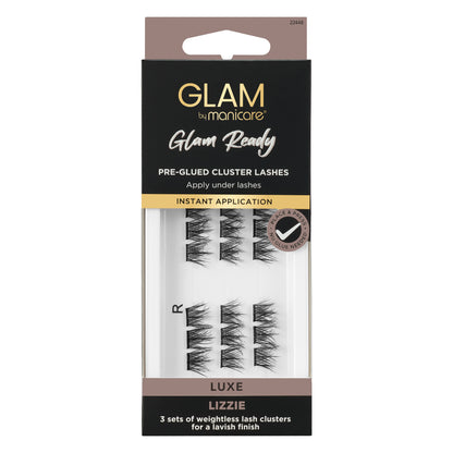 Glam Ready Pre-Glued Cluster Lashes LUXE – Lizzie