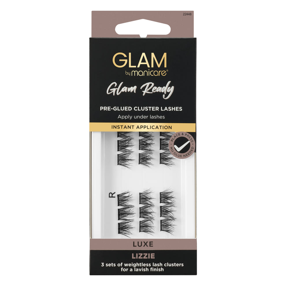 Glam Ready Pre-Glued Cluster Lashes LUXE – Lizzie – Manicare