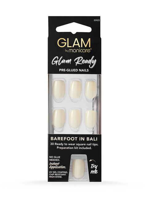 Glam Ready Pre-Glued Nails 30pcs – Barefoot in Bali