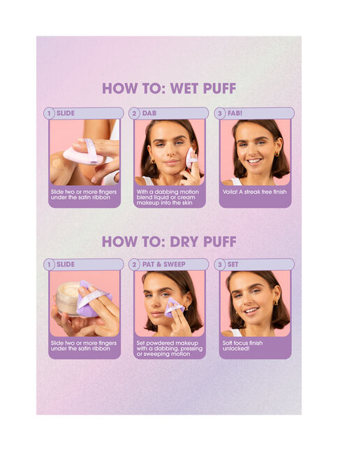 Wet & Dry Beauty Puffs 2pk