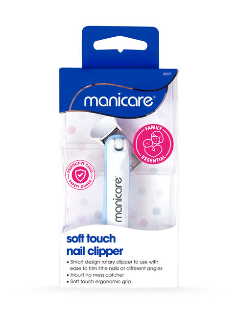 Soft Touch Baby Nail Clipper - Blue